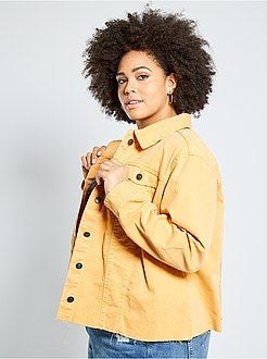 Veste en jean finition à cru - Kiabi