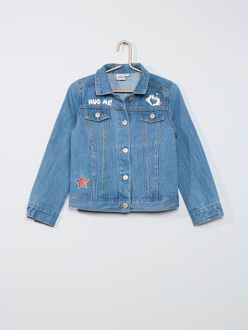 Veste en jean imprimee Minnie