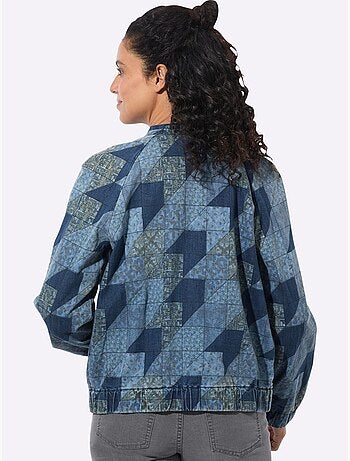 Veste En Jean Manches Et Ourlet élastiqués - Taille Standard - Witt