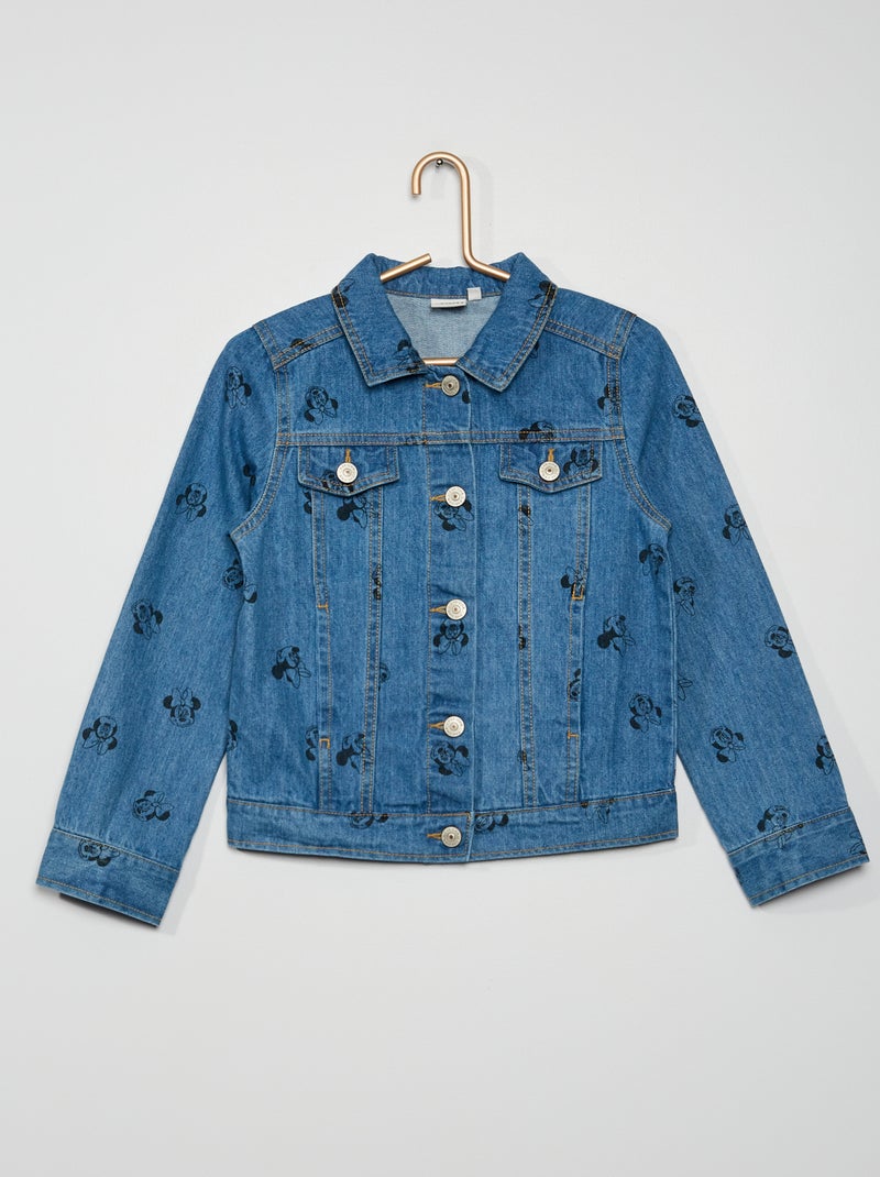 Veste en jean 'Minnie' bleu - Kiabi