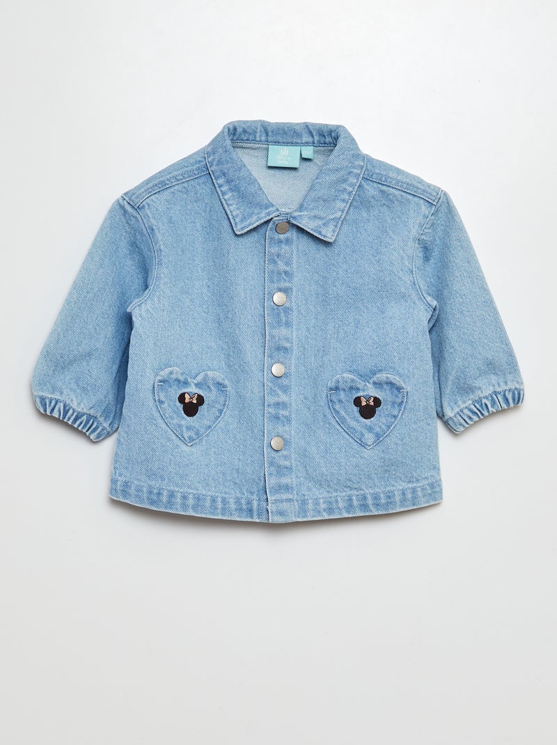 Veste en jean 'Minnie' 'Disney' Bleu - Kiabi