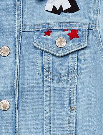 veste en jean minnie fille