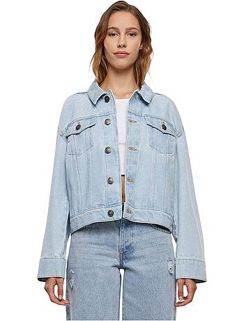 Veste en jean motif/style années 80 - urban classics