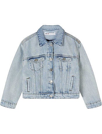 Veste en jean motif/style uni - minoti