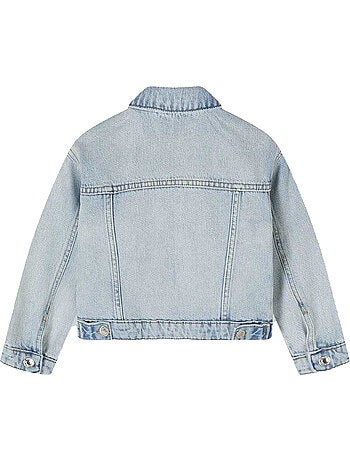 Veste en jean motif/style uni - minoti