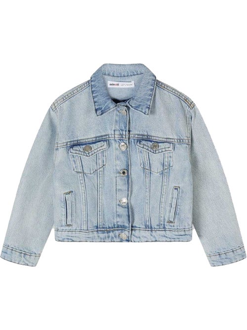 Veste en jean motif/style uni - minoti - Kiabi Veste en jean motif/style uni - minoti - Kiabi