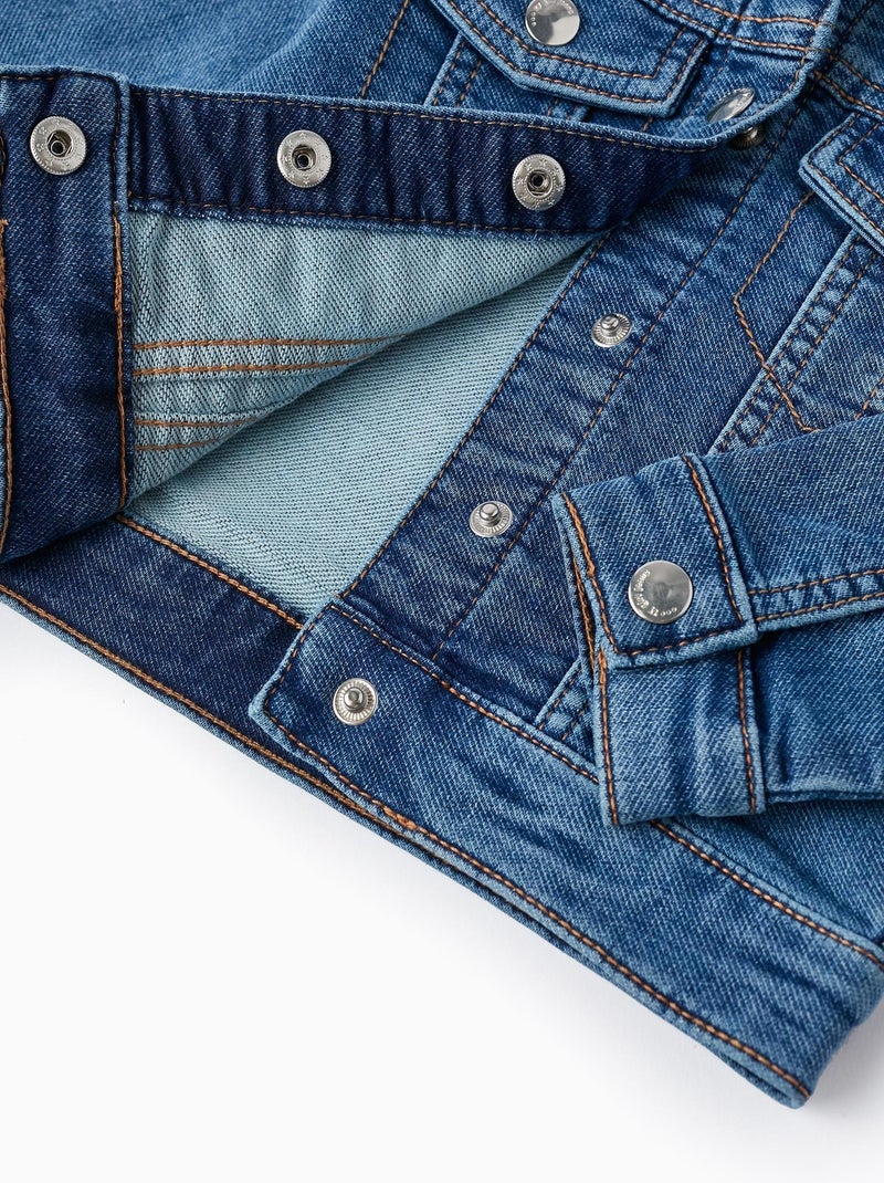Veste en jean pour bébé fille  THE WAVE TRIBE Bleu - Kiabi