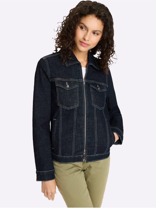 Veste En Jean Qualité Coton - Taille Standard - helline - Kiabi