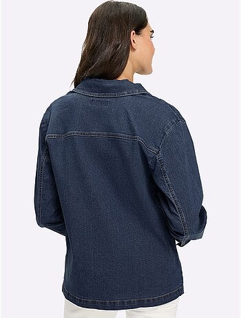 Veste En Jean Qualité Coton - Taille Standard - Helline