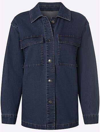 Veste En Jean Qualité Coton - Taille Standard - Helline