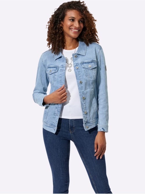 Veste en jean qualité coton - taille standard - witt - Kiabi Veste en jean qualité coton - taille standard - witt - Kiabi