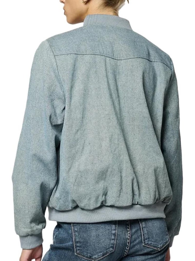 Veste en Jean Réversible Femme Kaporal Bleu - Kiabi