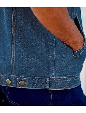 Veste Sans Manches en Jean - ATLAS FOR MEN