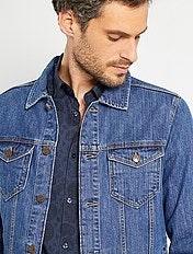 Veste En Jean Homme Pas Cher Mode Homme Vetements Homme Kiabi