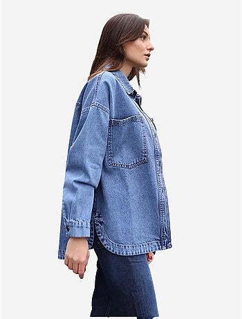 Veste en jean surdimensionnée à double poche bdart
