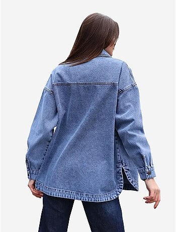Veste en jean surdimensionnée à double poche bdart