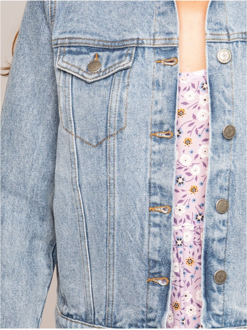 Veste en jean UMMEUR Bleu - Kiabi