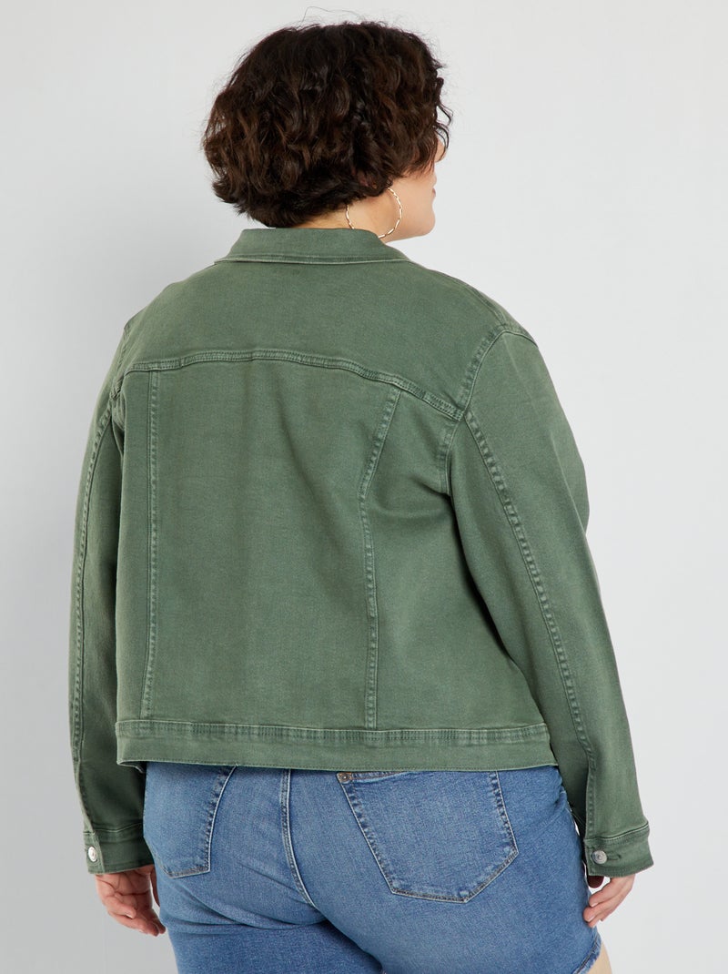 Veste en jean Vert - Kiabi