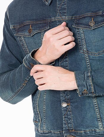 Veste en jeans stretch coupe ajustée FAITH - Kiabi