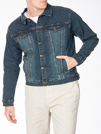 Veste en jean homme : manteaux, vestes homme à petits prix Homme - taille  XL - Kiabi