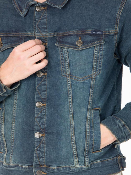 Veste en jeans stretch coupe ajustée FAITH 'Rica Lewis' - Kiabi