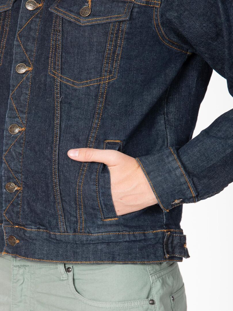 Veste en jeans stretch coupe ajustée FRAK 'Rica Lewis' Bleu - Kiabi