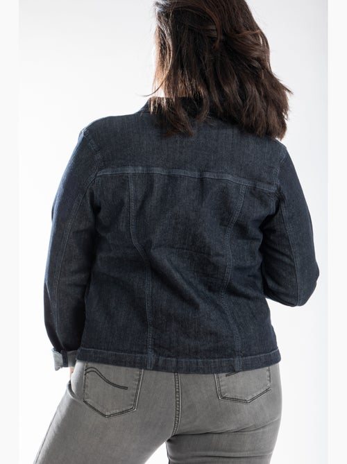 Veste en jeans stretch OBV1 'OBER' - Kiabi