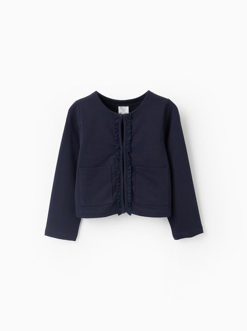 Veste en Jersey avec Volants - Kiabi
