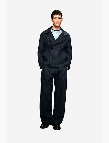 Veste en lin boutonnée giesto