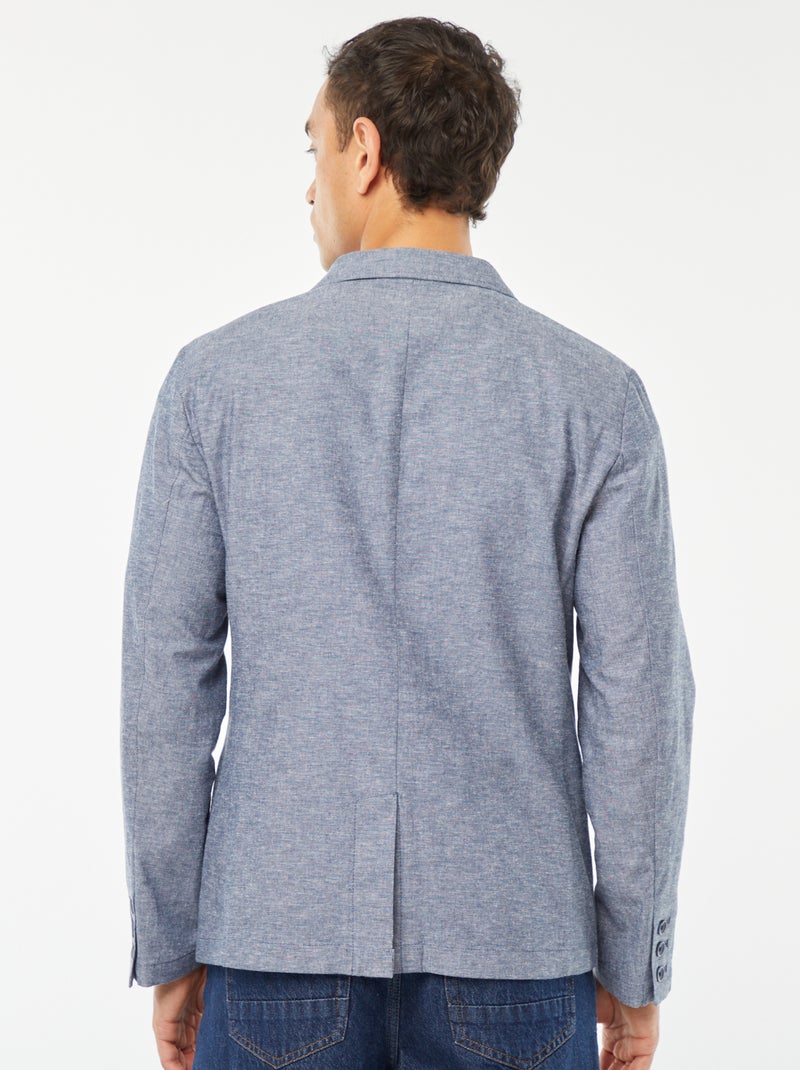Veste En Lin M lang BLEU Homme 20 00 Kiabi veste-en-lin-m-lang-bleu-homme-20-00-kiabi
