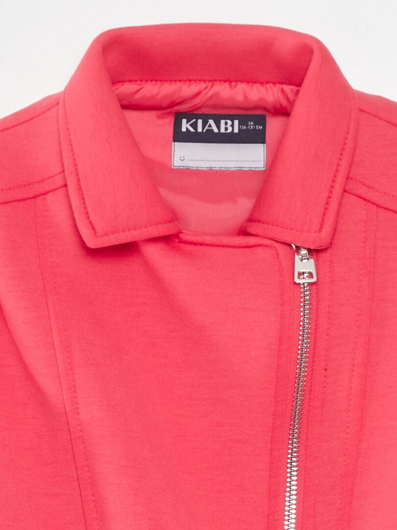 Veste Zippée Intégrale Misook Rose Et Noir Taille S - Acrylique, Neuf Avec étiquette