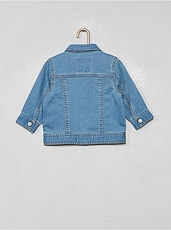 Veste en maille denim - Kiabi