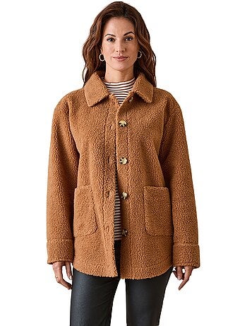 Veste en maille moutonnée - DAXON