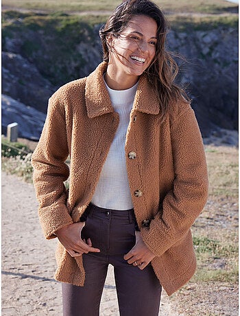 Veste en maille moutonnée - DAXON