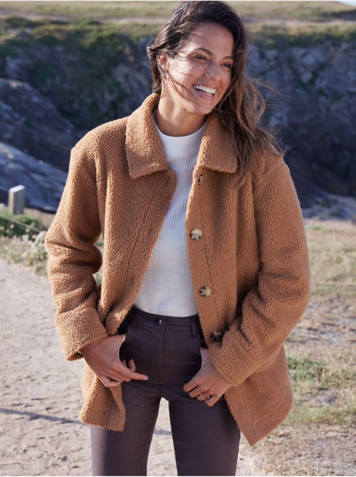 Veste en maille moutonnée - DAXON - Kiabi Veste en maille moutonnée - DAXON - Kiabi