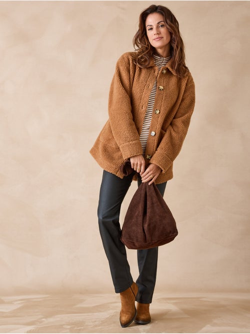 Veste en maille moutonnée - DAXON - Kiabi Veste en maille moutonnée - DAXON - Kiabi
