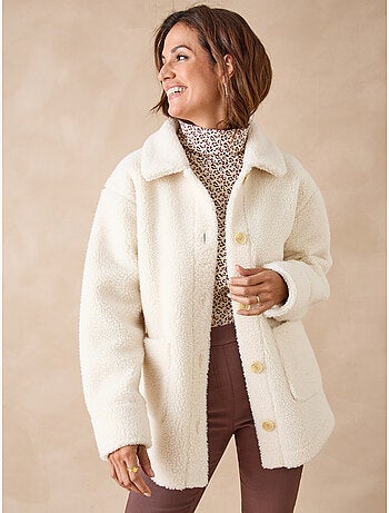 Veste en maille moutonnée - DAXON