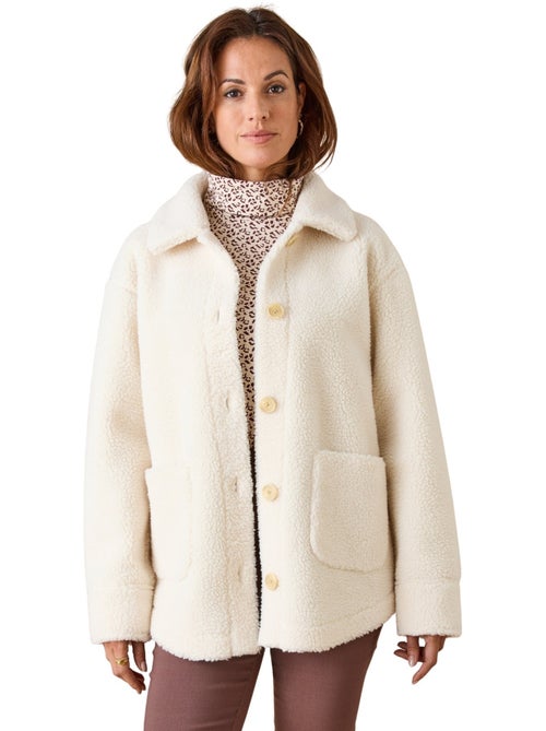 Veste en maille moutonnée - DAXON - Kiabi