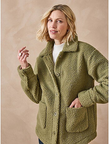 Veste en maille moutonnée - DAXON