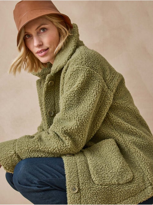 Veste en maille moutonnée - DAXON - Kiabi Veste en maille moutonnée - DAXON - Kiabi