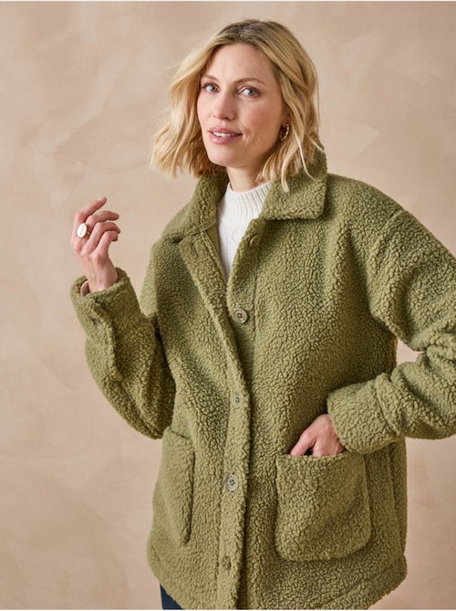 Veste en maille moutonnée - DAXON - Kiabi Veste en maille moutonnée - DAXON - Kiabi
