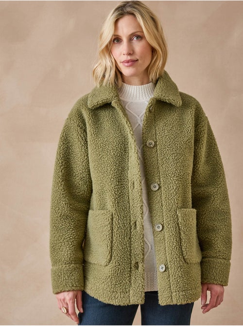 Veste en maille moutonnée - DAXON - Kiabi Veste en maille moutonnée - DAXON - Kiabi