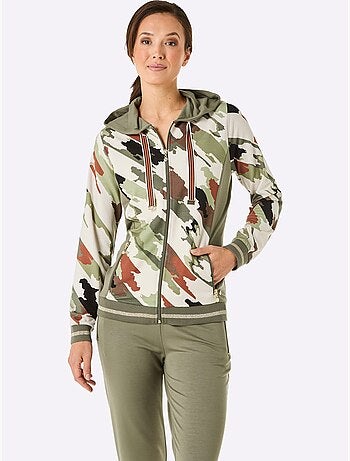 Veste En Modal Et Viscose Matière Sweat - Taille Standard - Witt