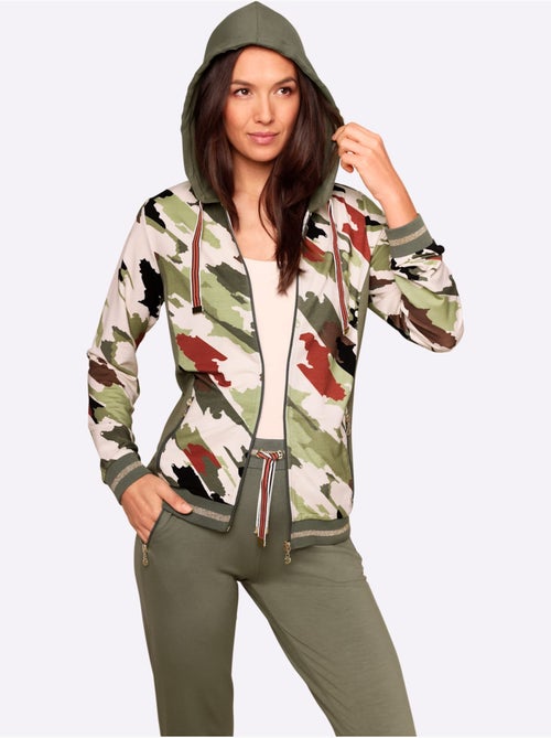 Veste En Modal Et Viscose Matière Sweat - Taille Standard - Witt - Kiabi