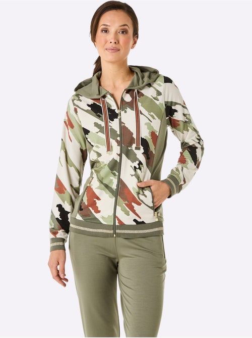 Veste En Modal Et Viscose Matière Sweat - Taille Standard - Witt - Kiabi