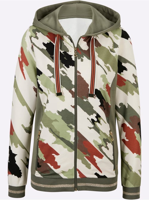 Veste En Modal Et Viscose Matière Sweat - Taille Standard - Witt - Kiabi
