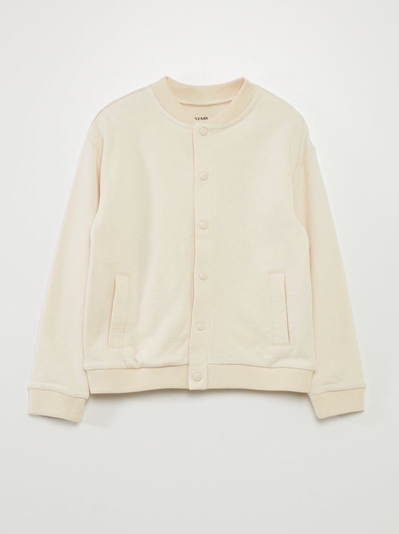Veste en molleton légère Beige - Kiabi