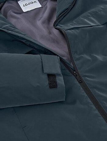 Veste en nylon avec capuche amovible et poches