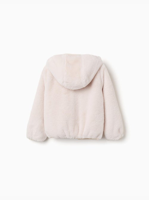Veste en peluche à capuche et poches - Kiabi Veste en peluche à capuche et poches - Kiabi
