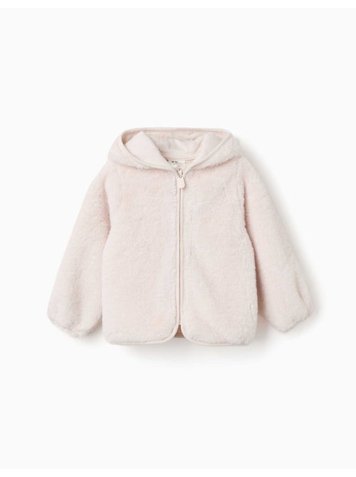 Veste en peluche avec capuche et fermeture éclair - Kiabi Veste en peluche avec capuche et fermeture éclair - Kiabi